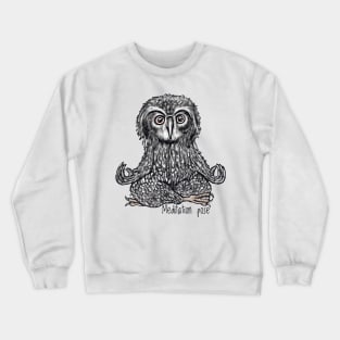 Meditation Owl Crewneck Sweatshirt